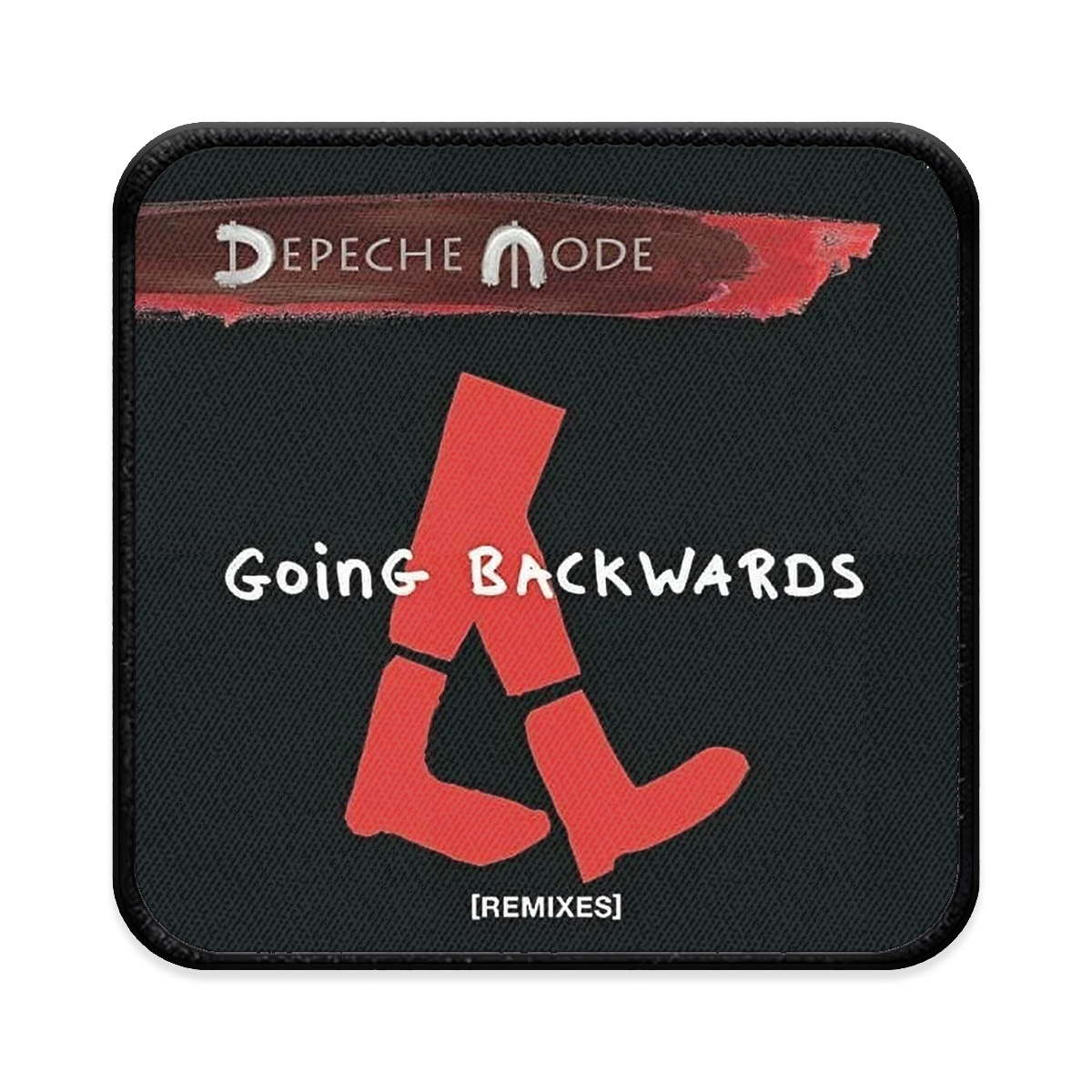 Going Backwards Square Iron-on Patch