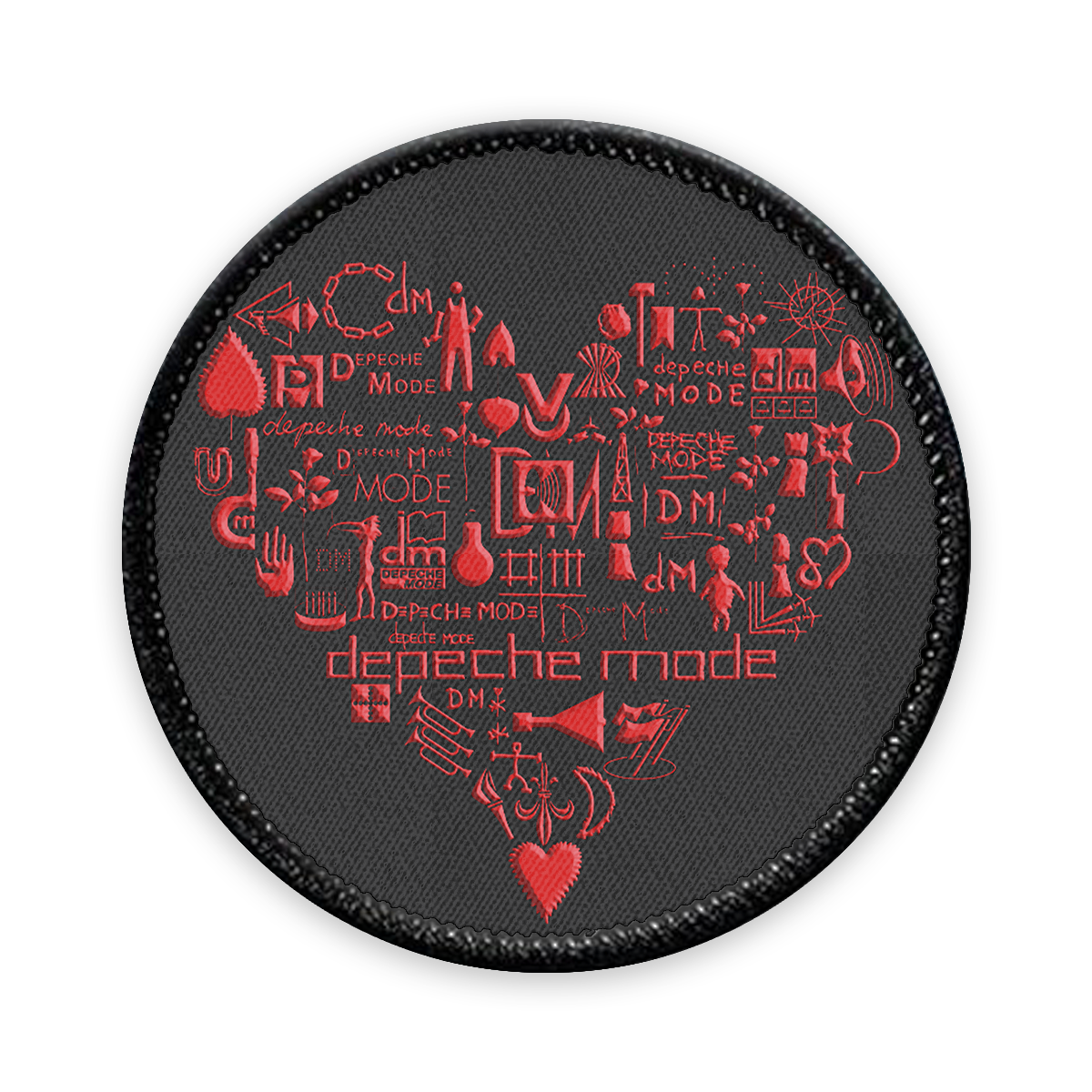 Depeche Mode Circle Iron-on Patch