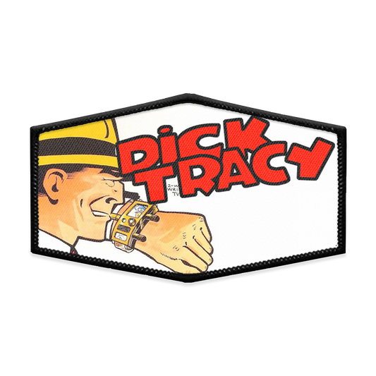 Dick Tracy Hexagon Iron-on Patch