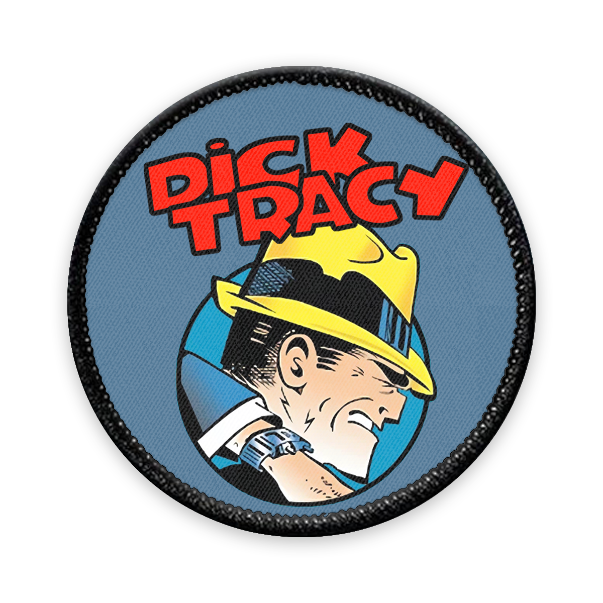 Dick Tracy Circle Iron-on Patch