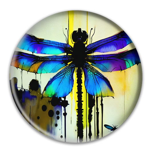 Dragonflies Button