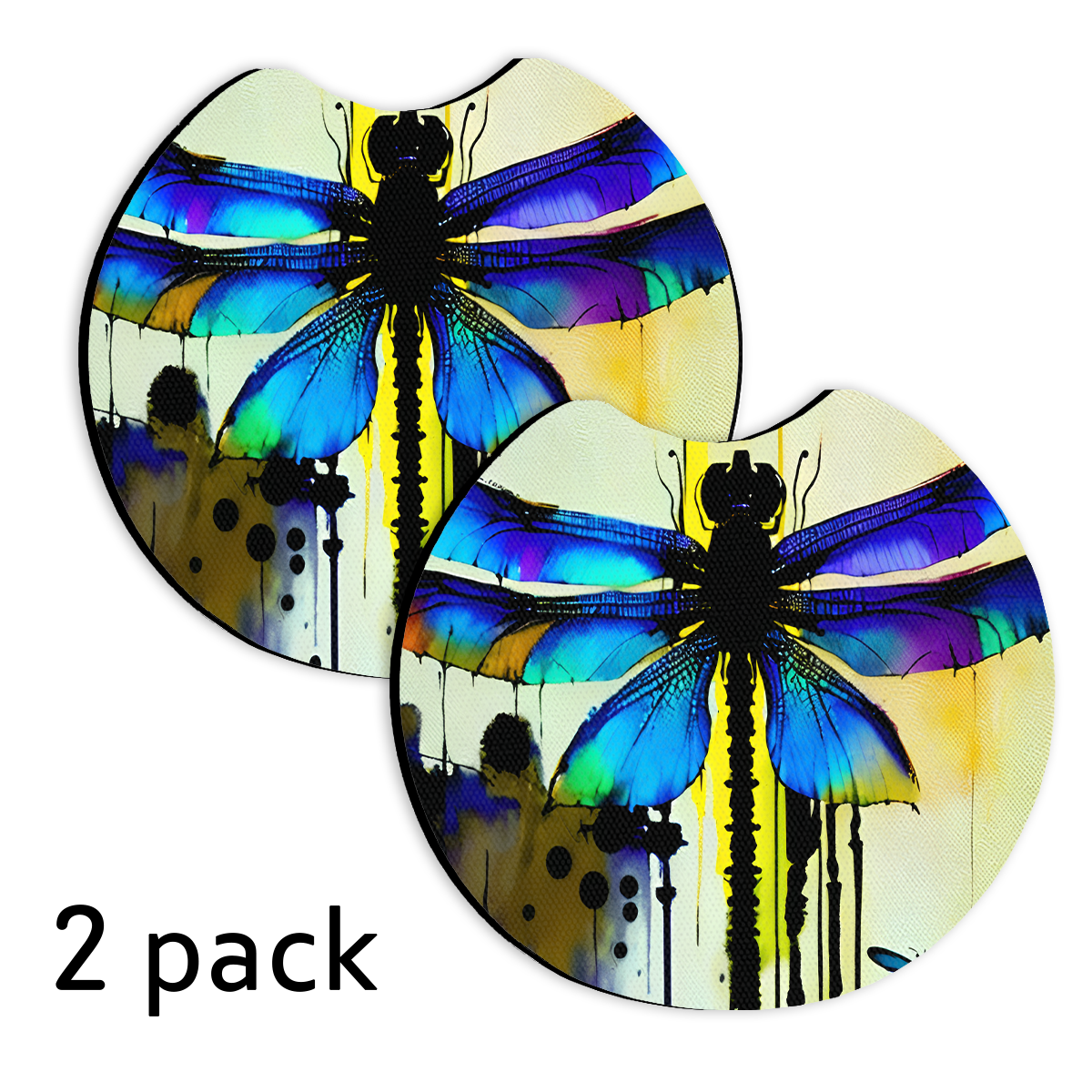 Dragonflies Car Coasters