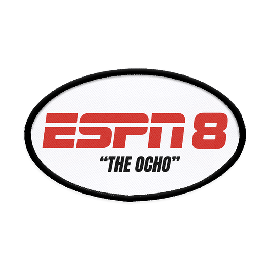 ESPN 8 Oval Iron-on Patch