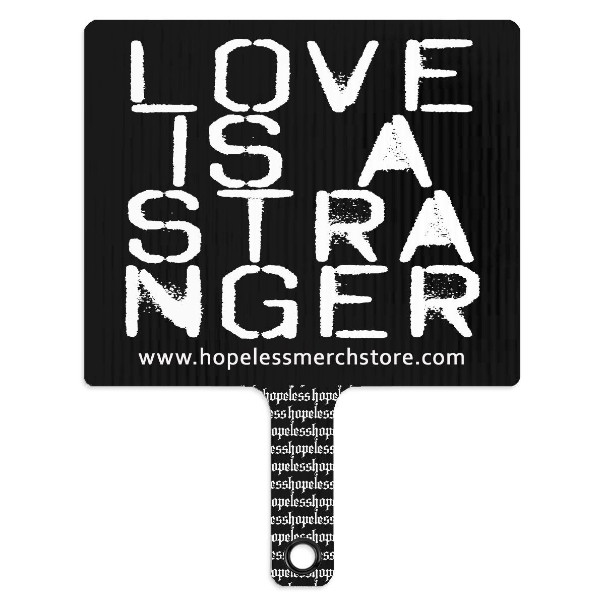 Love is a Stranger Paddle Fan