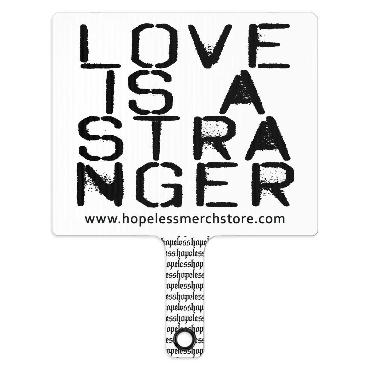 Love is a Stranger Paddle Fan