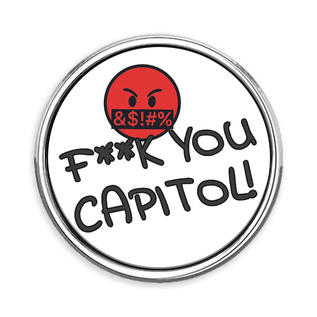 F**k Cap Lapel Pin