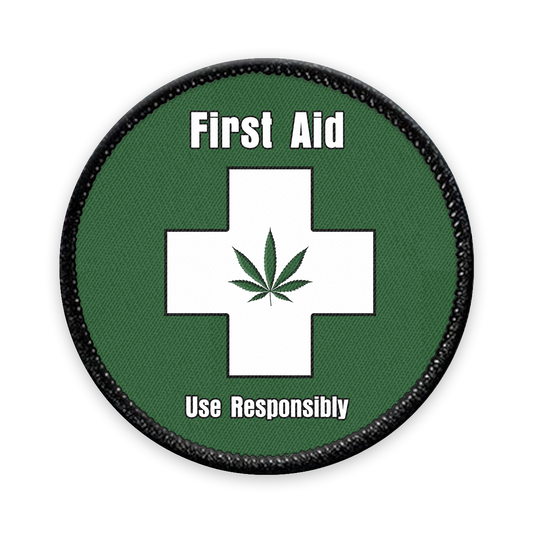 First Aid Circle Iron-on Patch