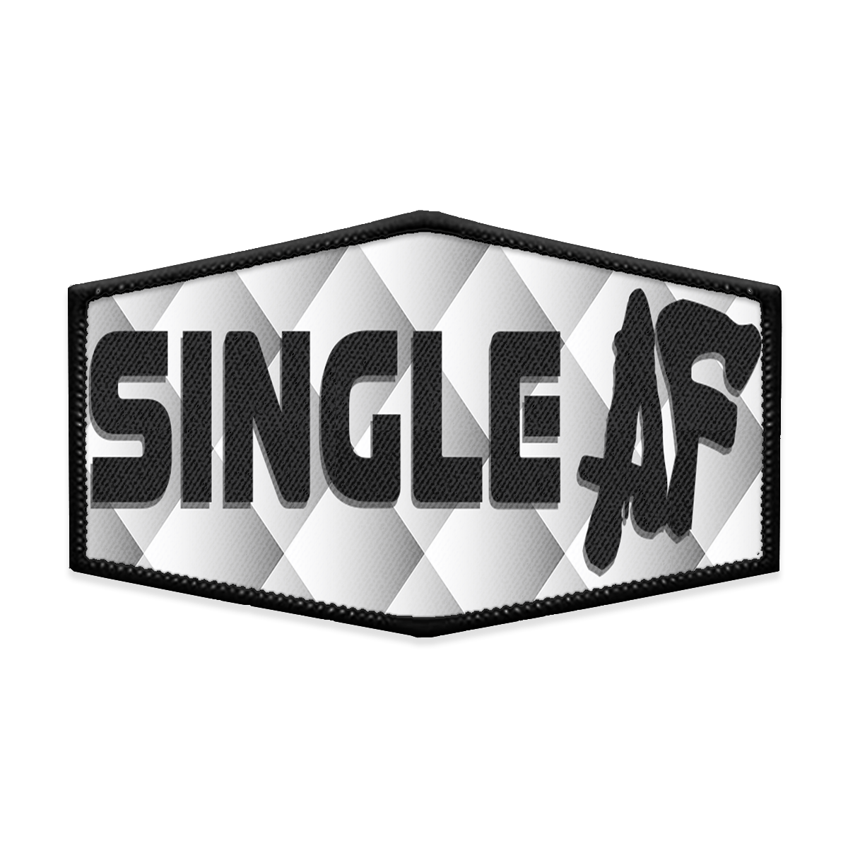 Single AF Hexagon Iron-on Patch