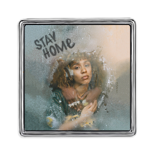 Stay Home Lapel Pin