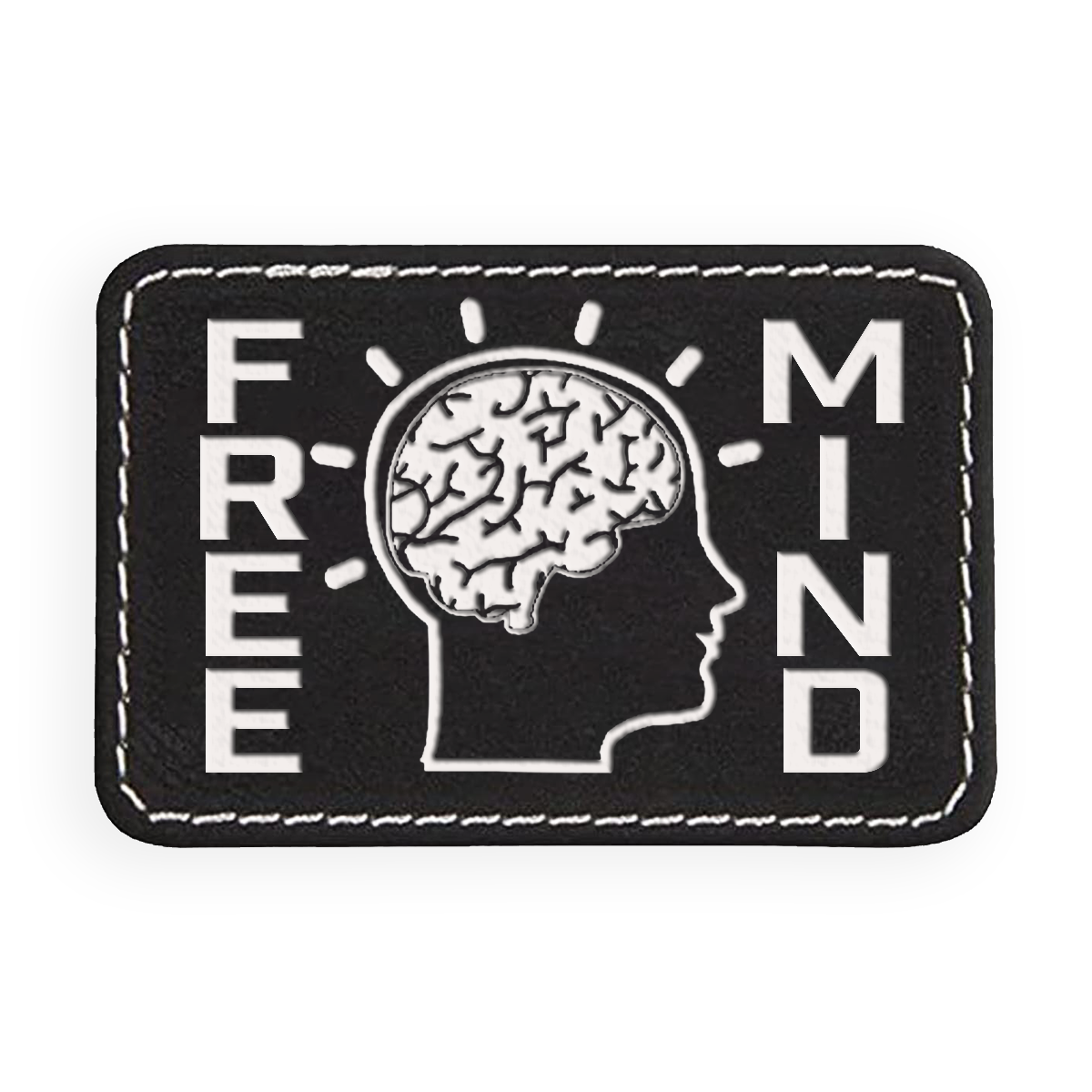 Free Mind Engraved Patch