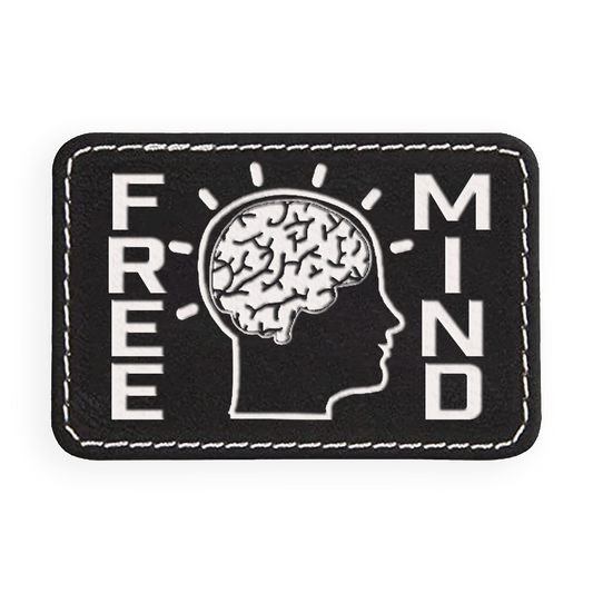 Free Mind Engraved Patch