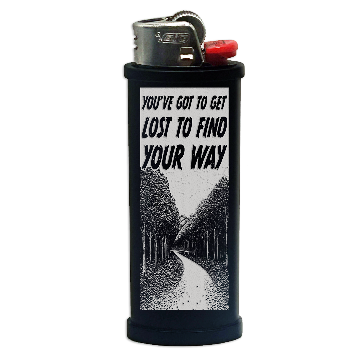 Get Lost Engraved Lighter