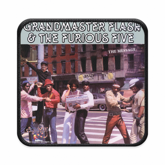 Grand Master Flash and the Furious Five Square Iron-on Patch