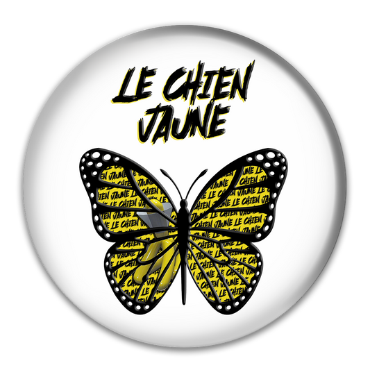 Le Chien Jaune Button