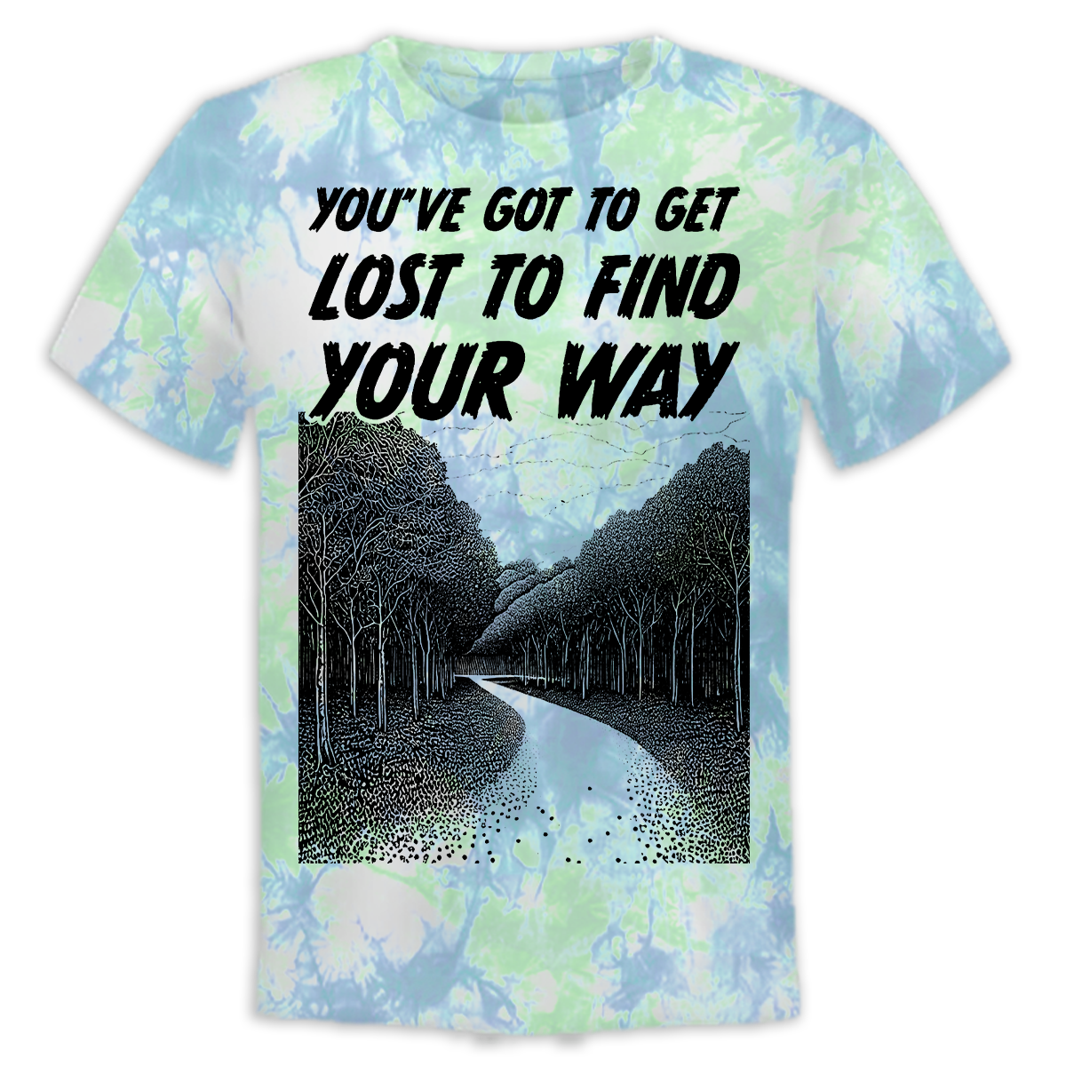 Get Lost Tie-Dye Unisex T-Shirt