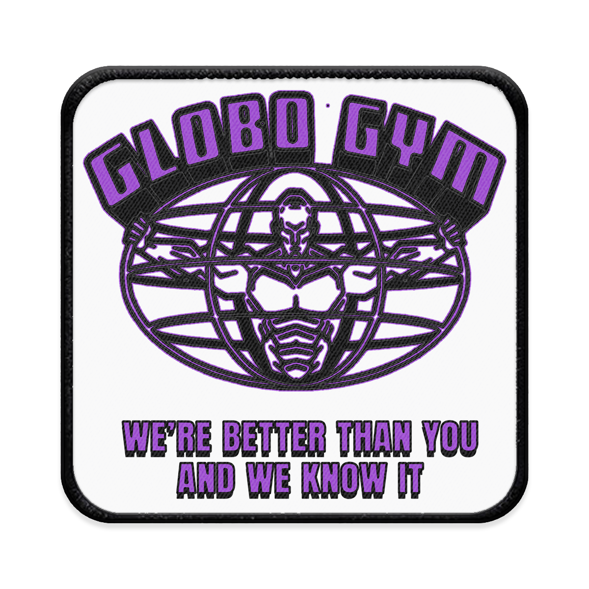 Globo Gym Square Iron-on Patch