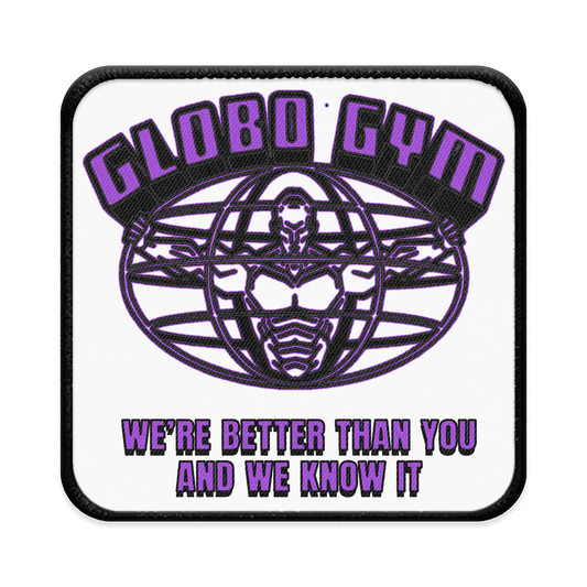 Globo Gym Square Iron-on Patch