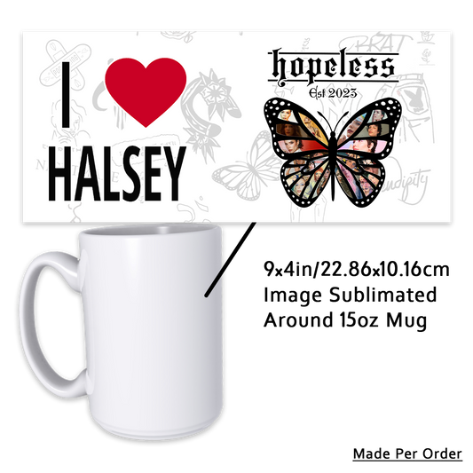 I Heart Halsey 15oz Mug