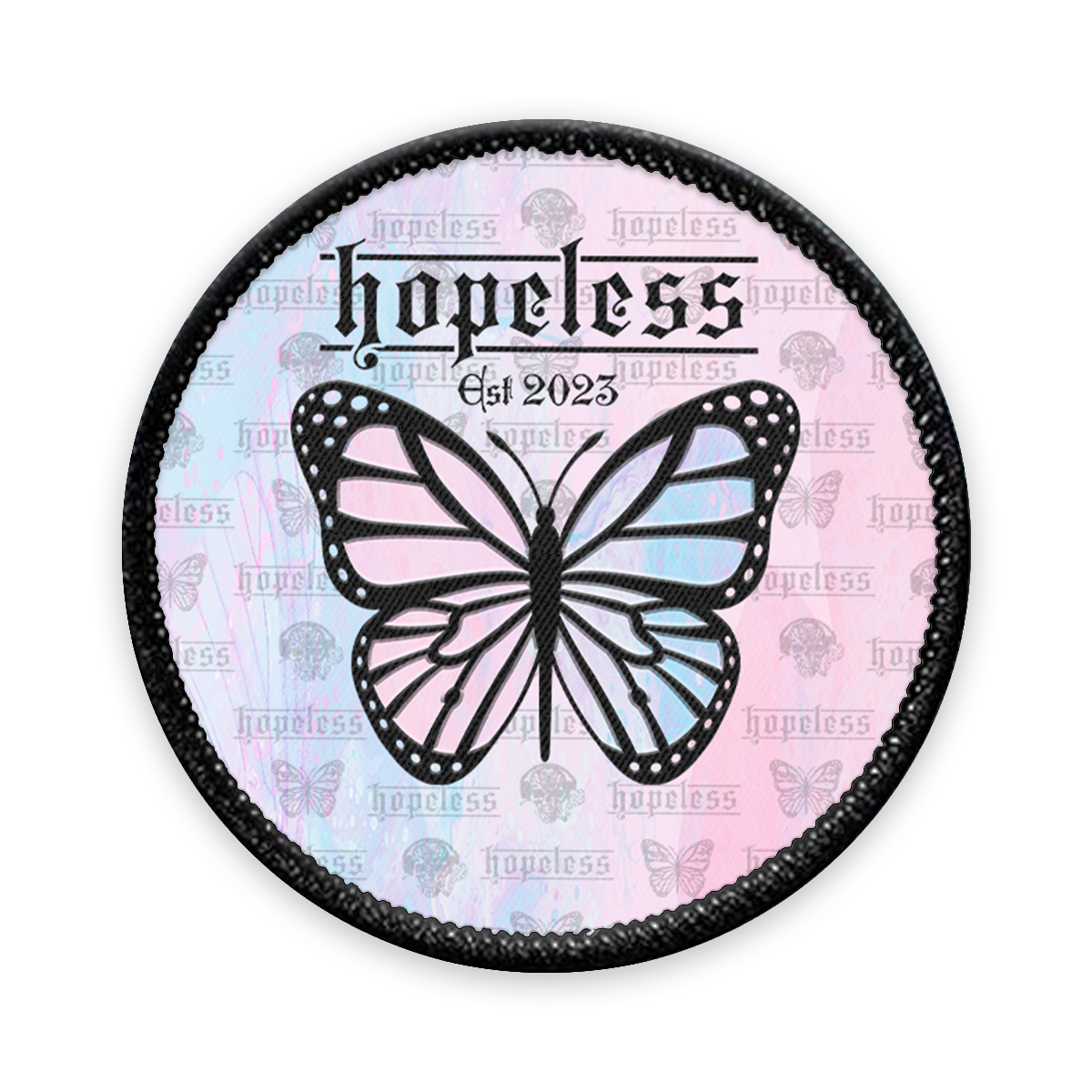 hopeless Circle Iron-on Patch