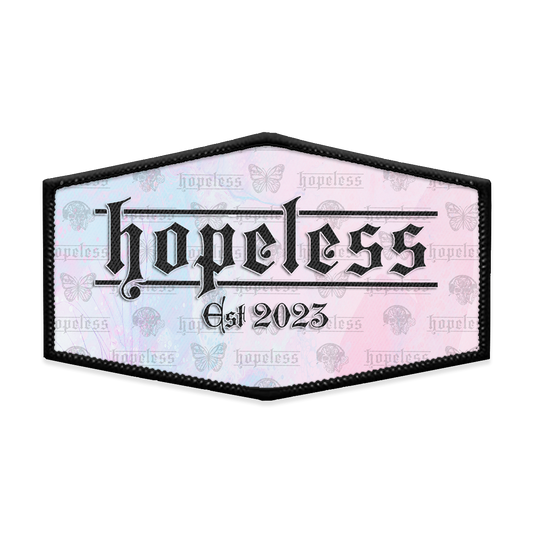 hopeless Hexagon Iron-on Patch