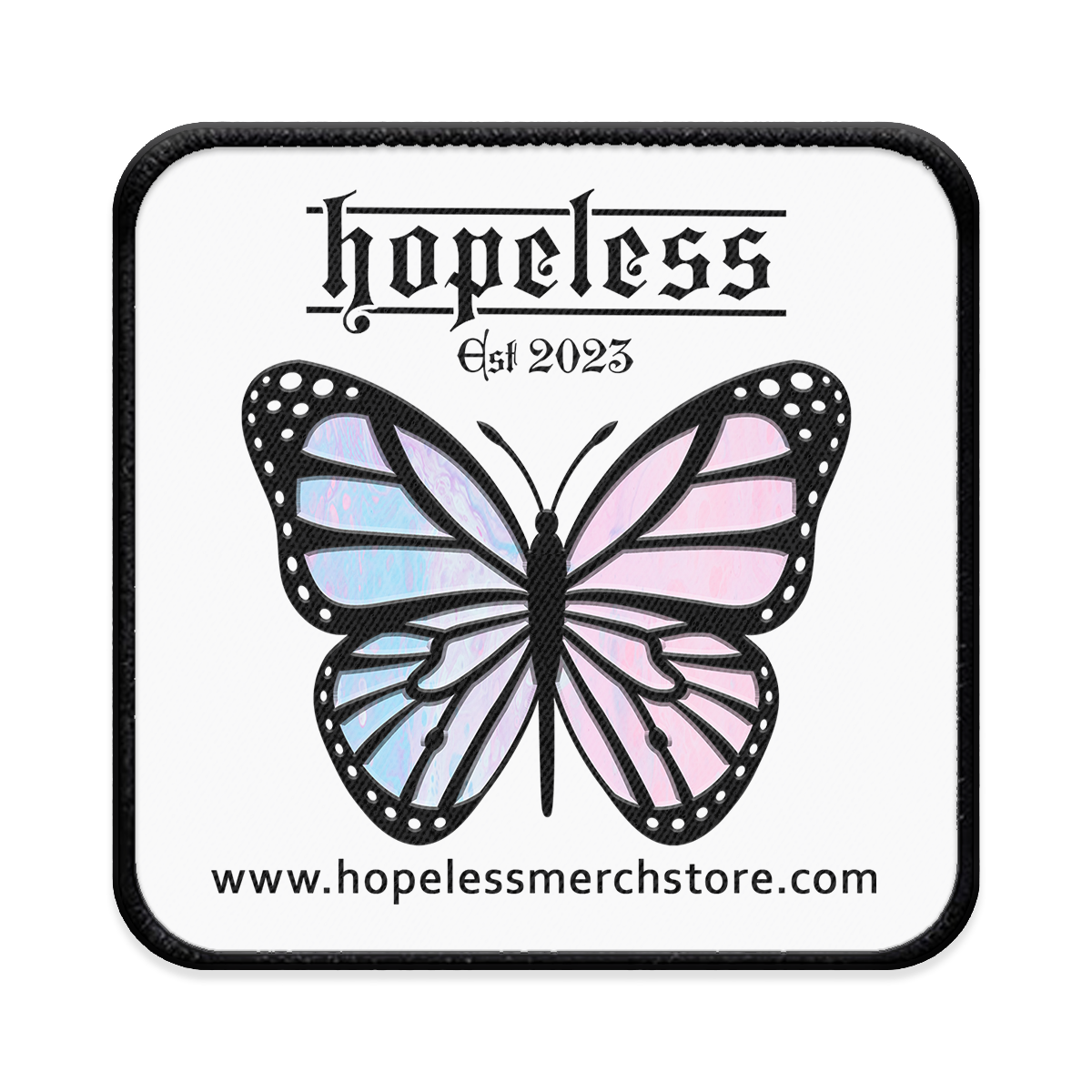 hopeless Square Iron-on Patch