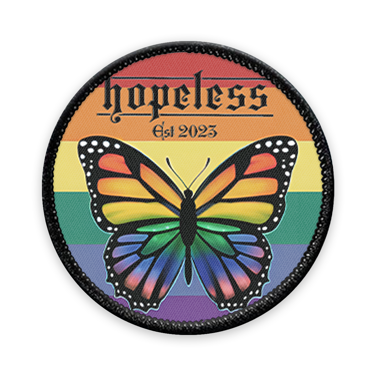 hopeless Circle Iron-on Patch