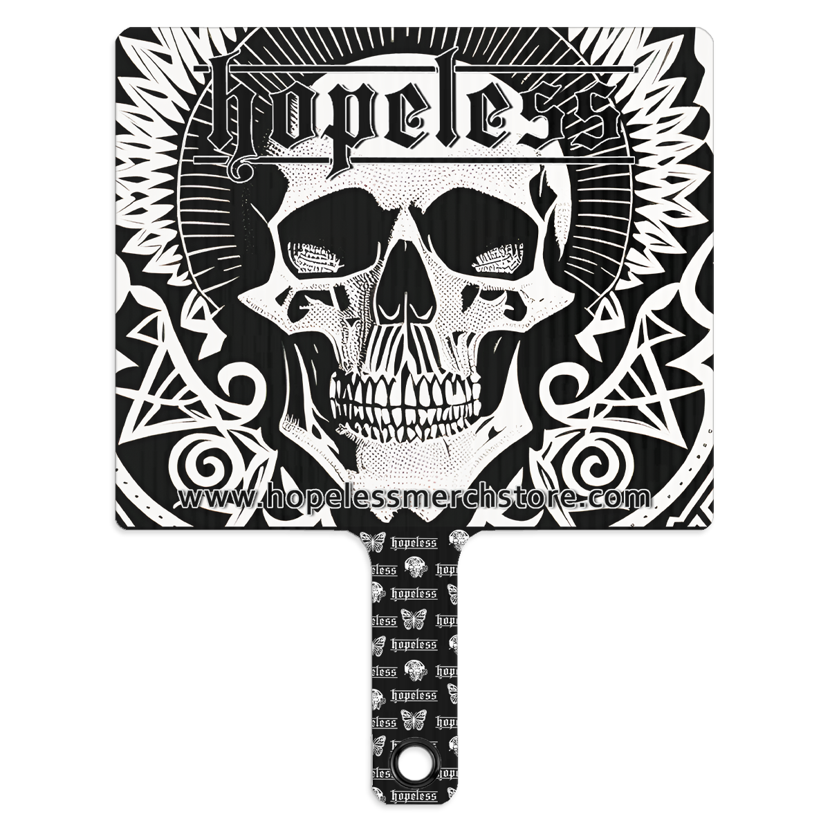 hopeless Ritual Skull Paddle Fan