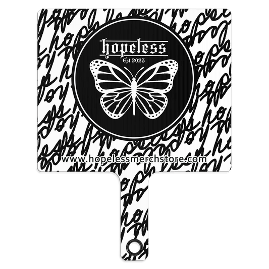 hopeless Scribed Paddle Fan