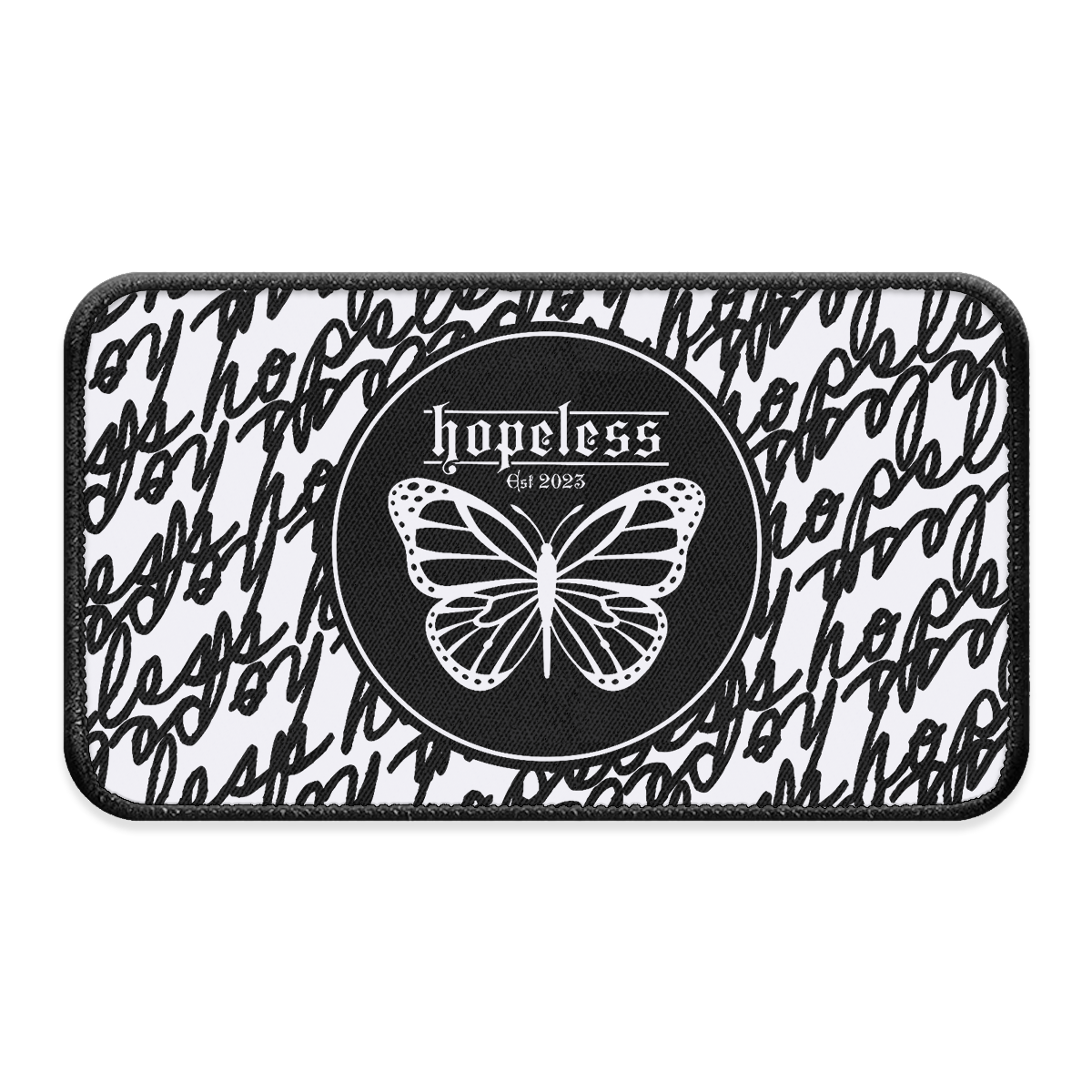 hopeless Scribed XL Iron-on Patch