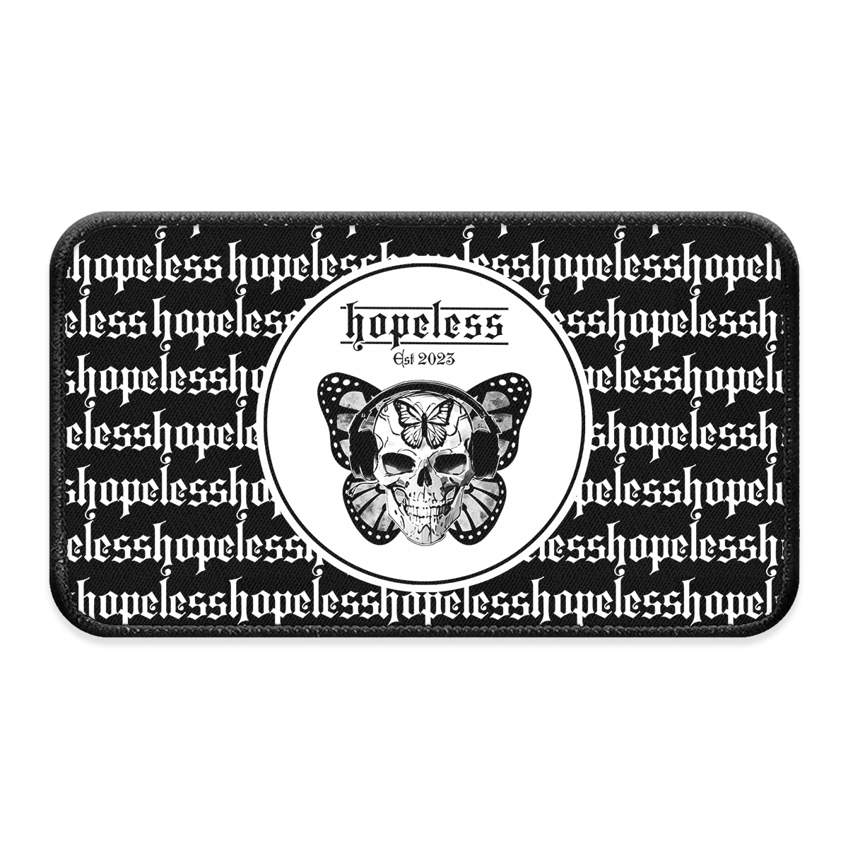 hopeless Textmark XL Iron-on Patch