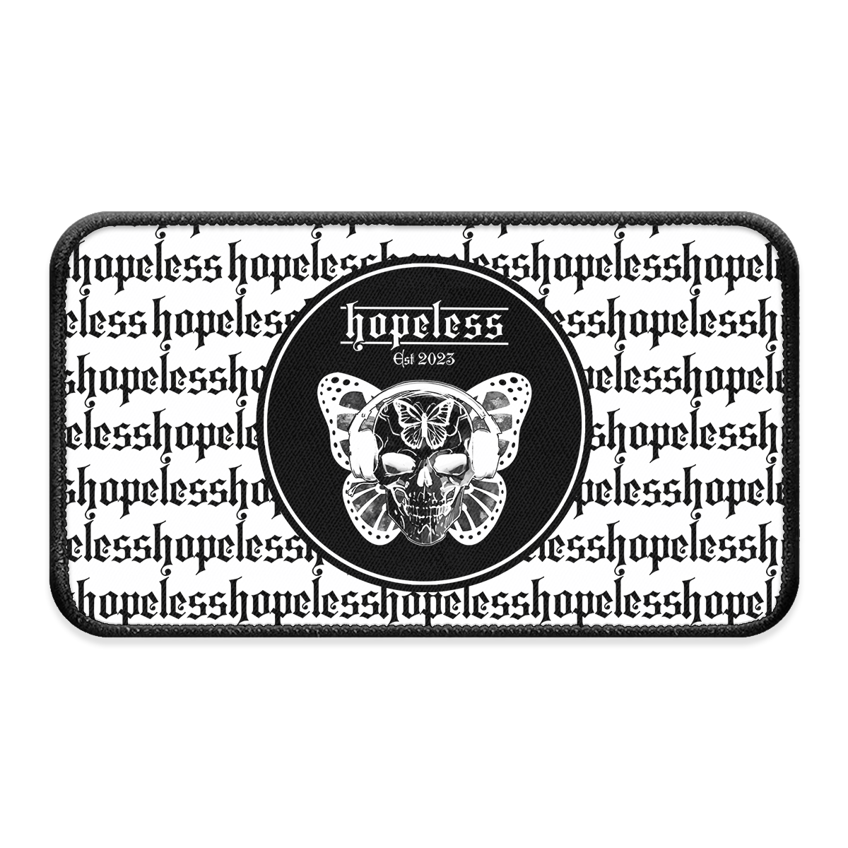 hopeless Textmark XL Iron-on Patch