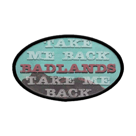 Badlands Oval Iron-on Patch