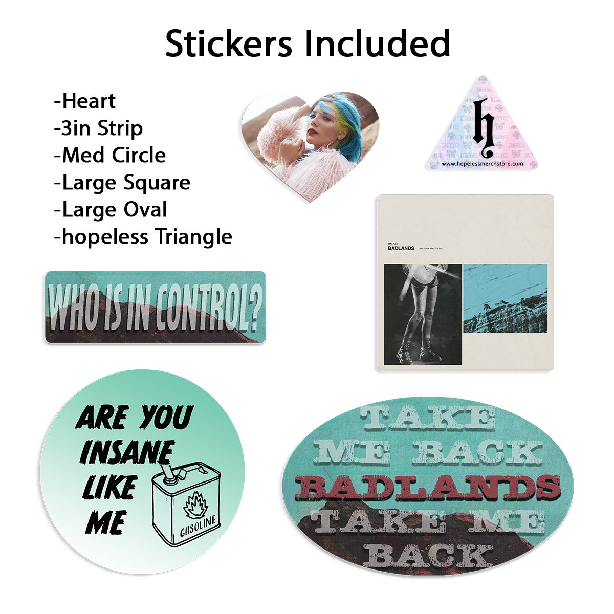 Badlands Sticker Board Set