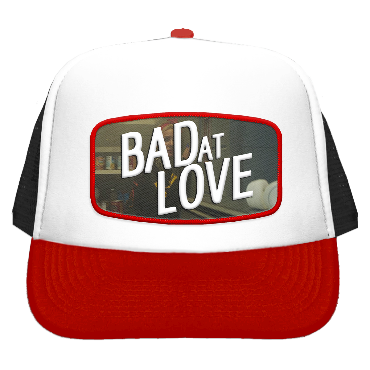 Bad at Love Trucker Cap