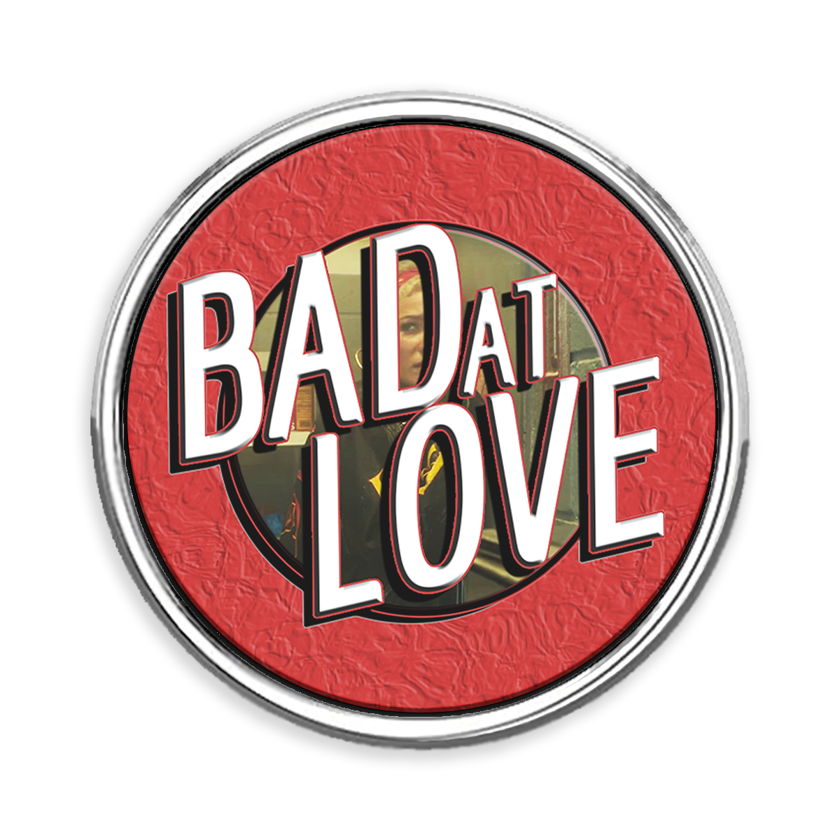 Bad at Love Lapel Pin