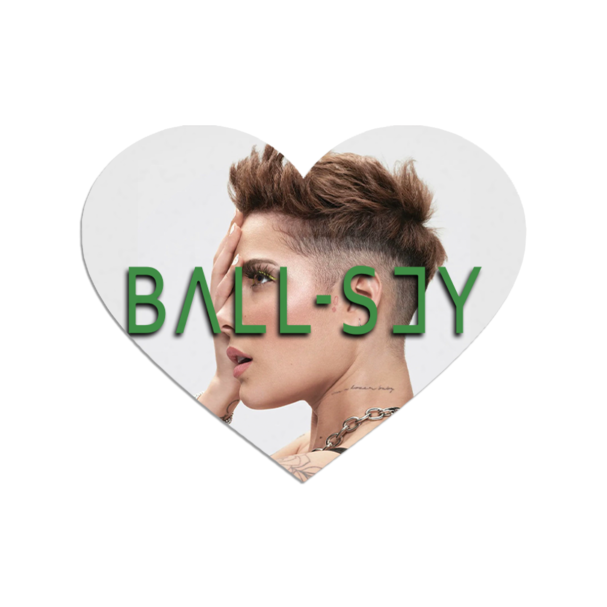 Ball-sey Heart Sticker