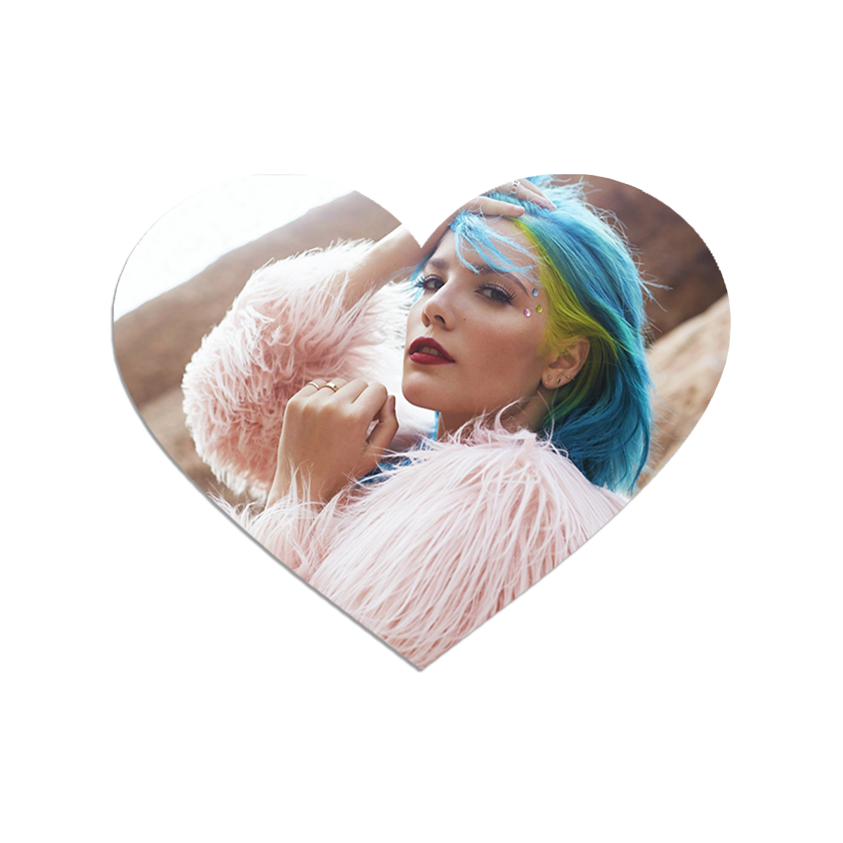 Badlands Heart Sticker