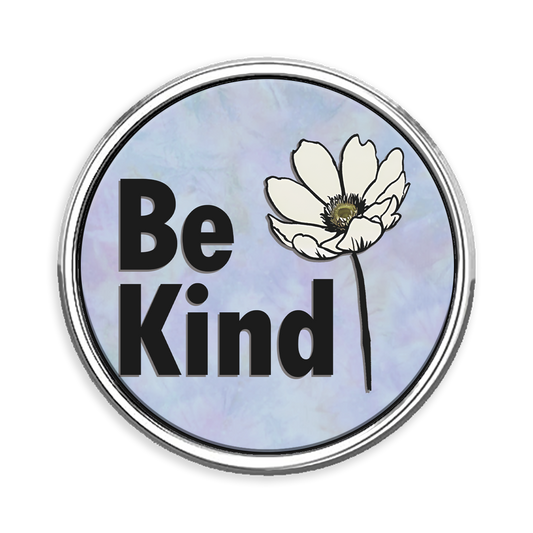 Be Kind Round Lapel Pin