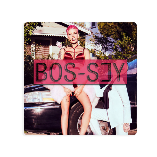 Bos-sey Square Sticker