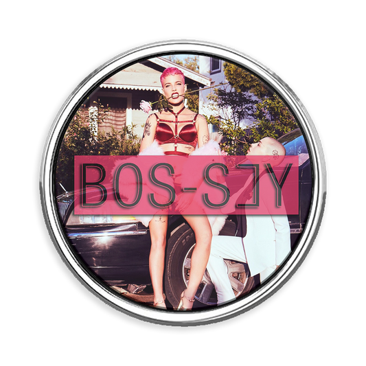 Bos-sey Square Lapel Pin