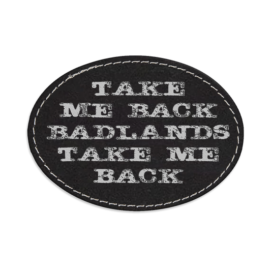 Badlands Oval Engraved Patch