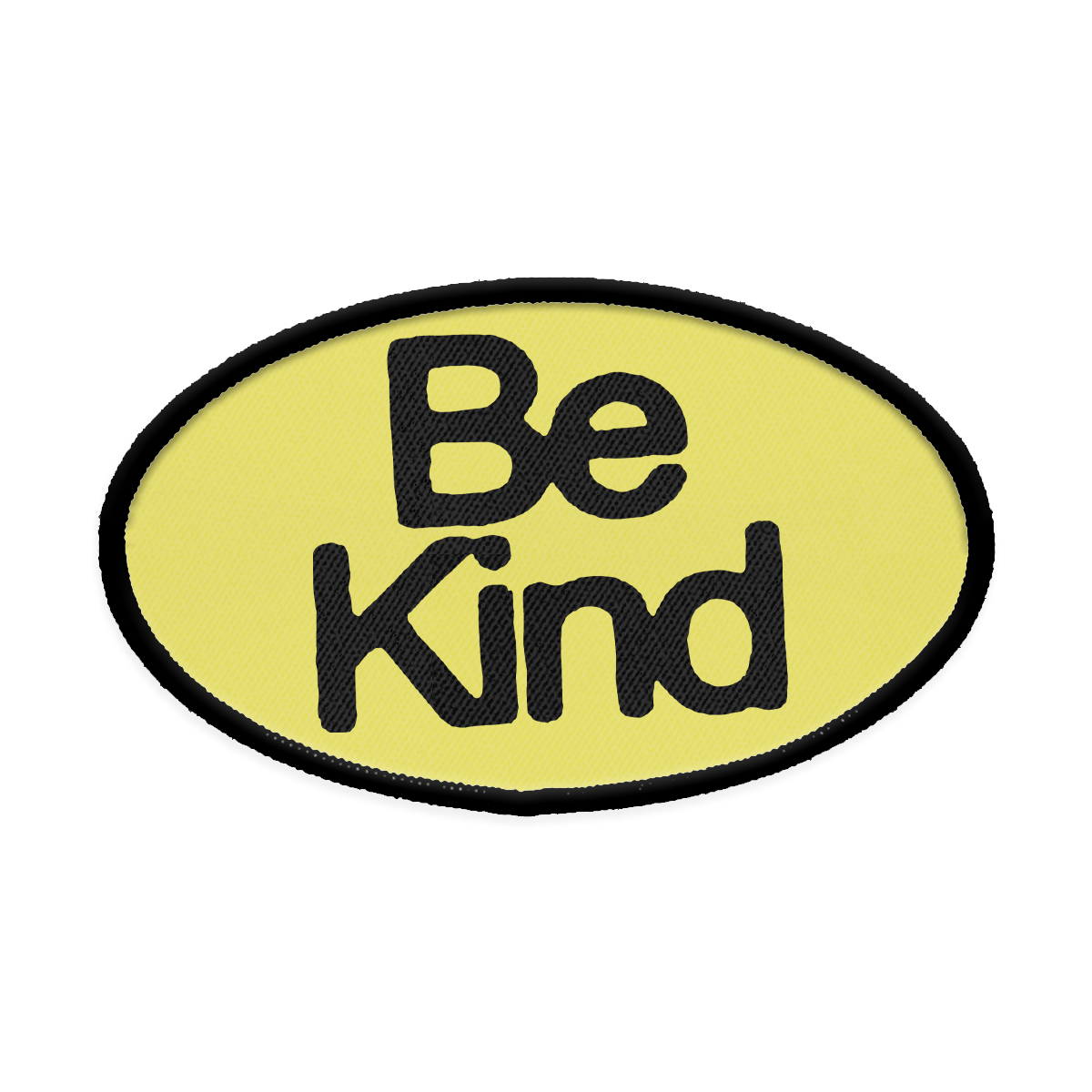 Be Kind Oval Iron-on Patch