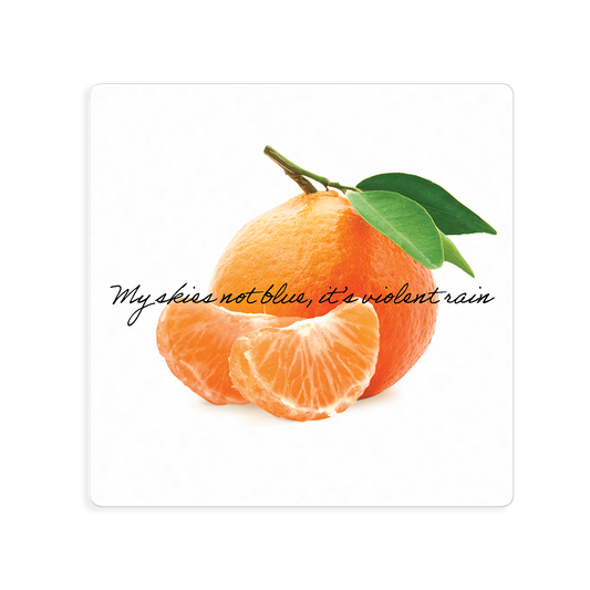 Clementine Square Sticker