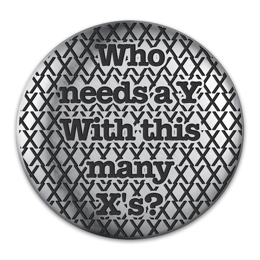 Experiment on Me Engraved Button