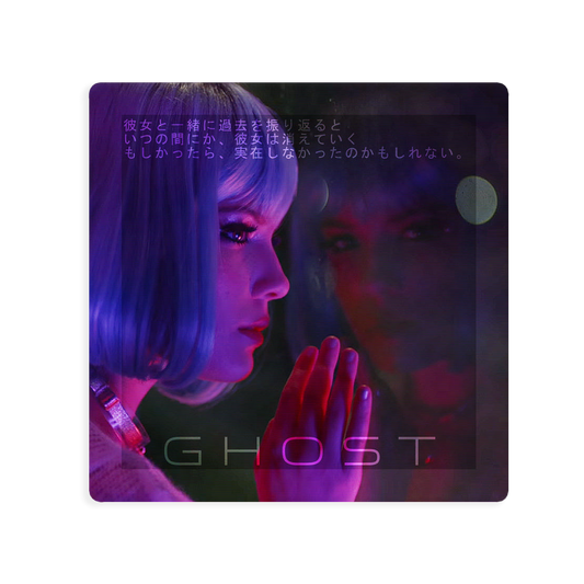 Ghost Square Sticker