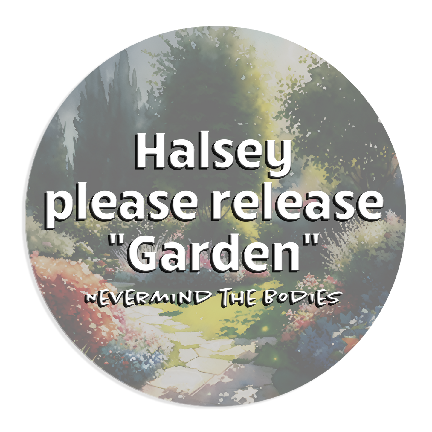 Garden Circle Sticker