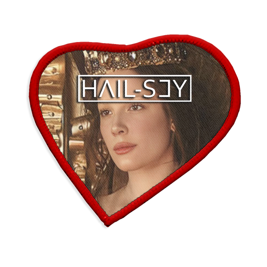 Hail-sey Heart Iron-on Patch