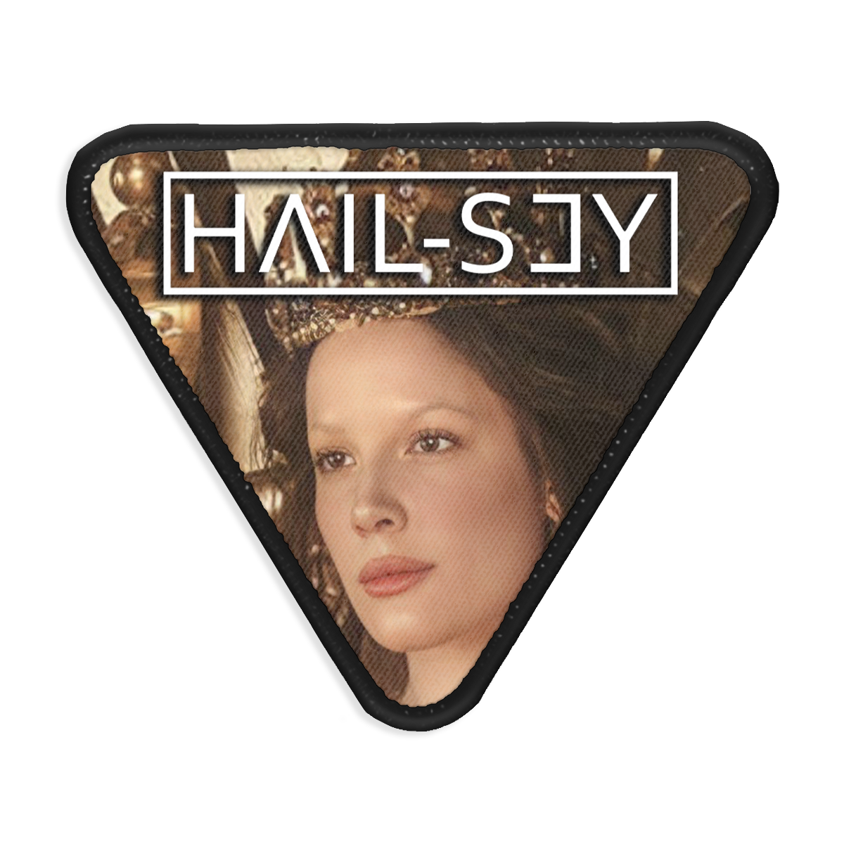 Hail-sey Triangle Iron-on Patch