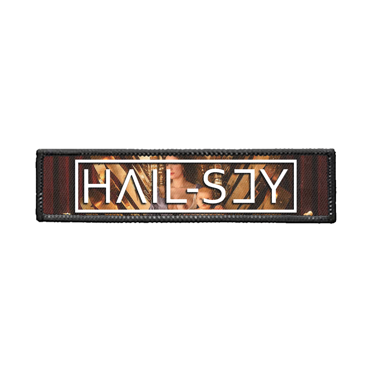 Hail-sey Strip Iron-on Patch