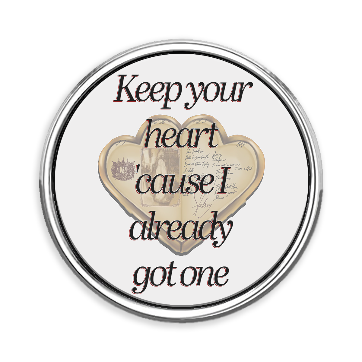 Keep Your Heart Lapel Pin